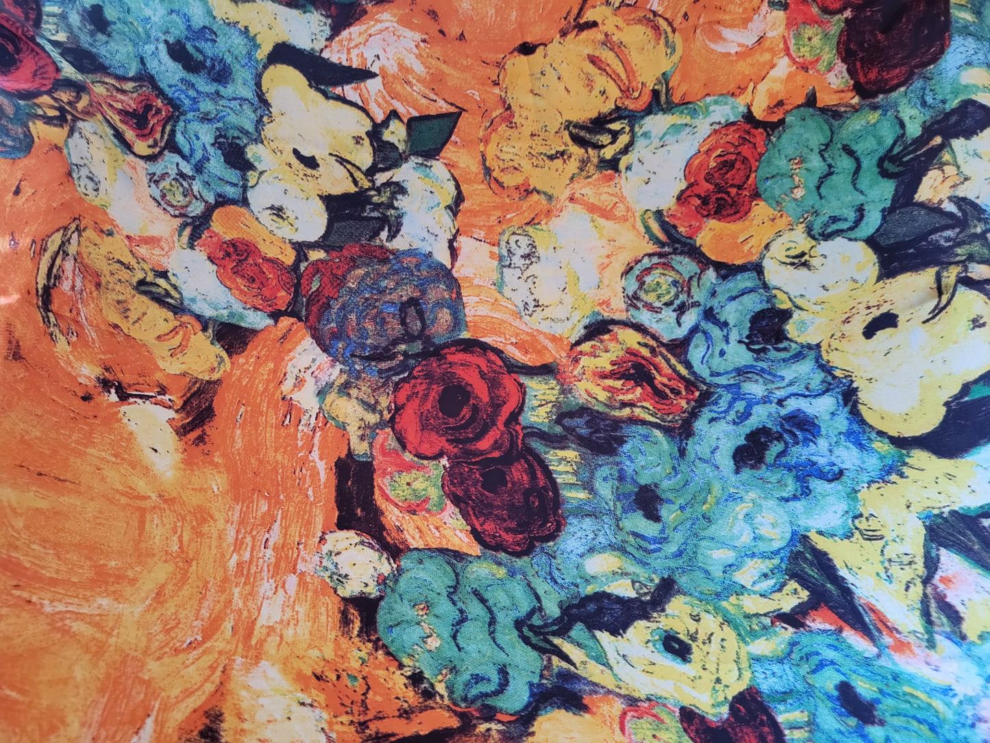 Floral Burst Pashmina, Sarong, Pareo Wrap, or Shawl