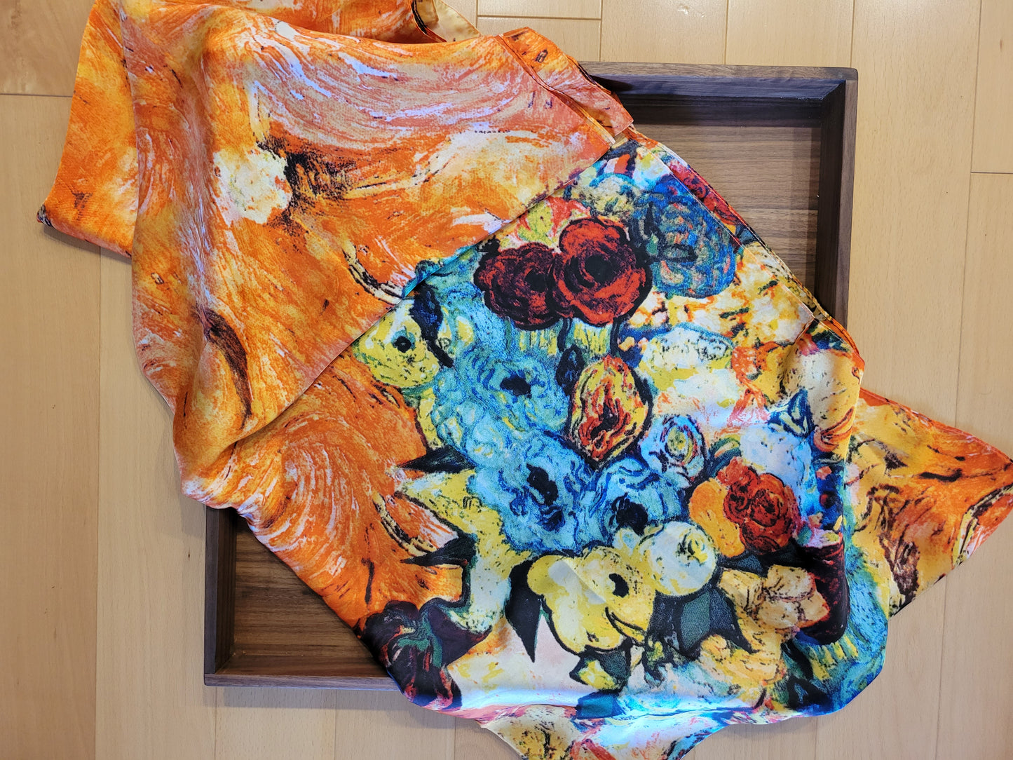 Floral Burst Pashmina, Sarong, Pareo Wrap, or Shawl